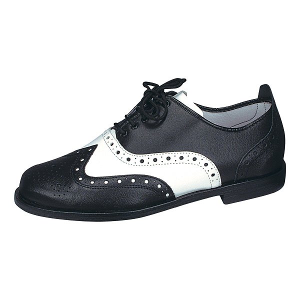 Bleyer 7539-01 Swing und Boogie Woogie Tanzschuhe, Charleston schwarz-uni D 43