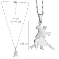 DV-Kette mit Anhänger „Tanzpaar“,...
